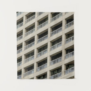 White concrete building during daytime tapestry