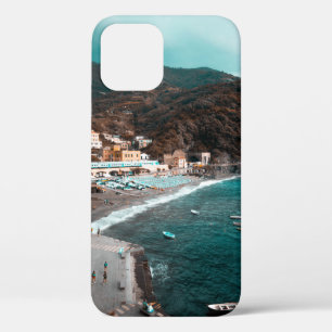 WHITE CONCRETE BUILDING NEAR BODY OF WATER iPhone 12 CASE
