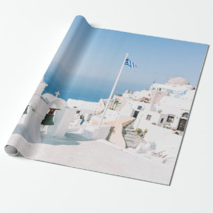 White concrete building near body of water in the  wrapping paper