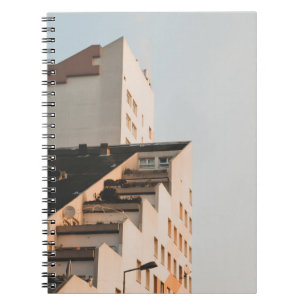 WHITE CONCRETE BUILDING NOTEBOOK