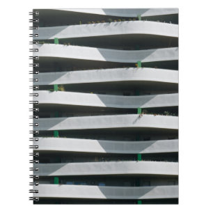 WHITE CONCRETE BUILDING NOTEBOOK