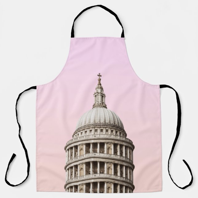 WHITE CONCRETE BUILDING UNDER CLOUDS APRON (Front)