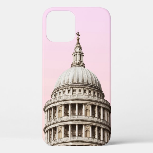 WHITE CONCRETE BUILDING UNDER CLOUDS Case-Mate iPhone CASE (Back)