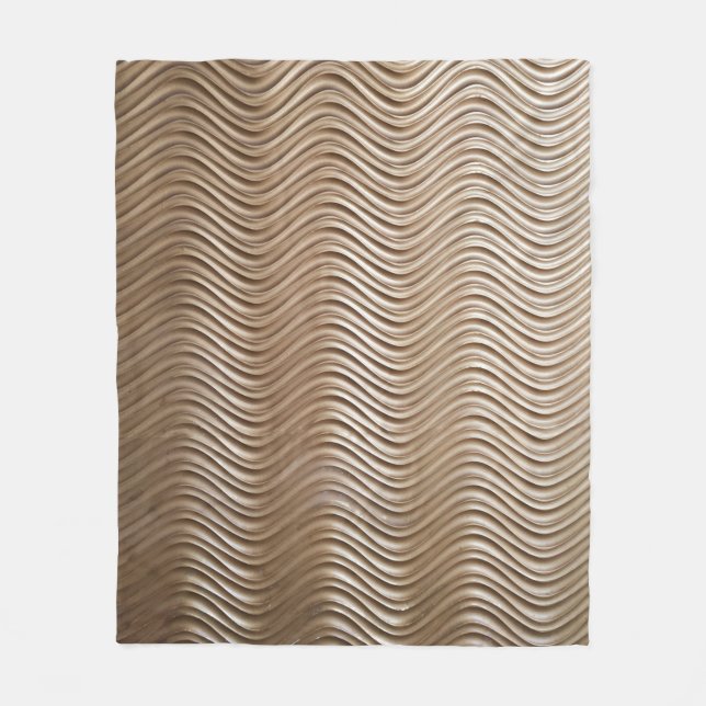 White concrete high-rise building fleece blanket (Front)