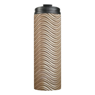 White concrete high-rise building thermal tumbler