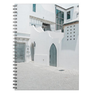 White concrete house notebook