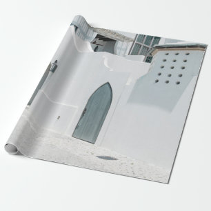 White concrete house wrapping paper