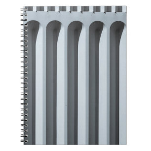 White concrete pavement notebook