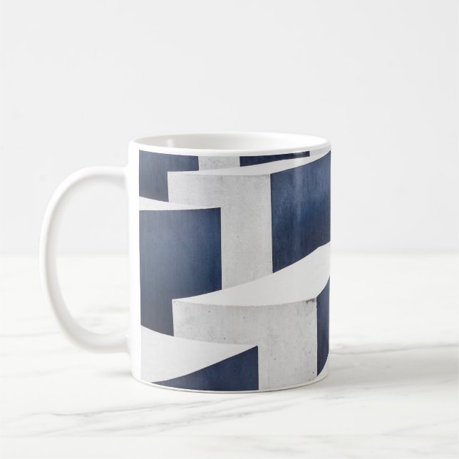 White concrete pavements coffee mug (Left)