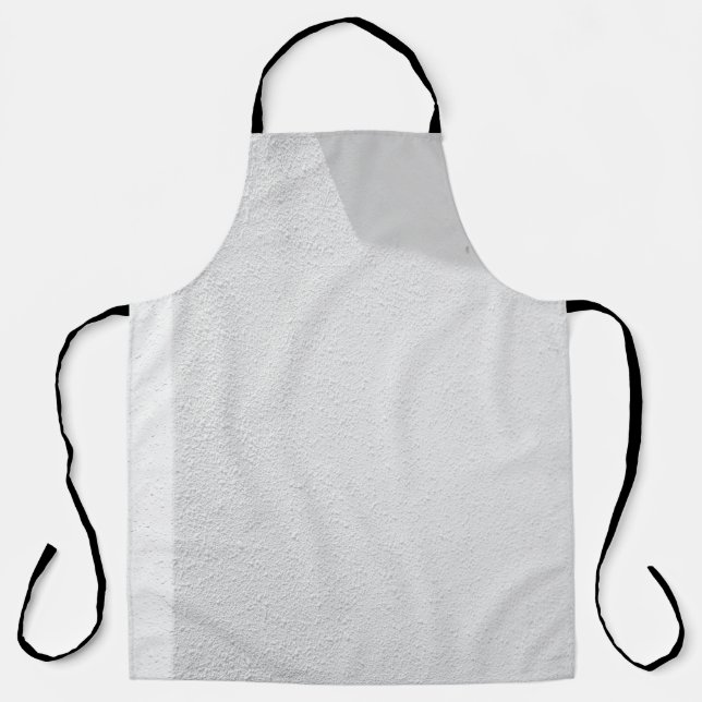 White concrete wall apron (Front)