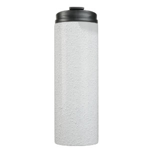 White concrete wall thermal tumbler
