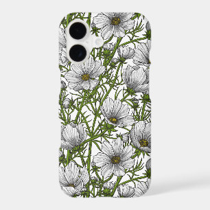 White cosmos flowers