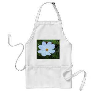 White Cosmos Standard Apron