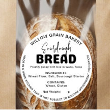 White Cottage Law Sourdough Bread Sticker