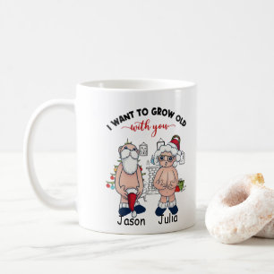 White couple I want to grow old with you Coffee Mug