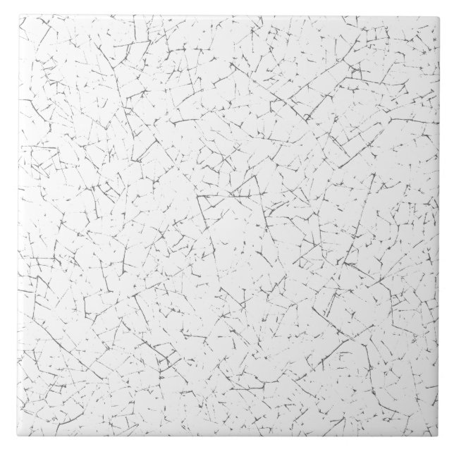 White Crackle Glaze Texture Look Classic Ceramic Tile (Front)