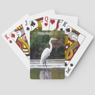 White Crane playing cards