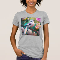 White Crested Blush Chested Fantasy Bird