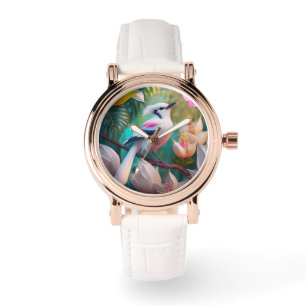 White Crested Blush Chested Fantasy Bird Watch