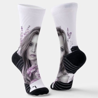 White Crew Socks