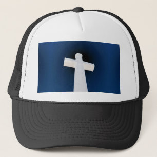 White Cross Hat