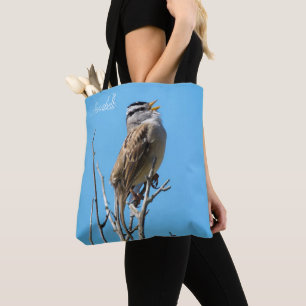 White-crowned Sparrow Tote Bag