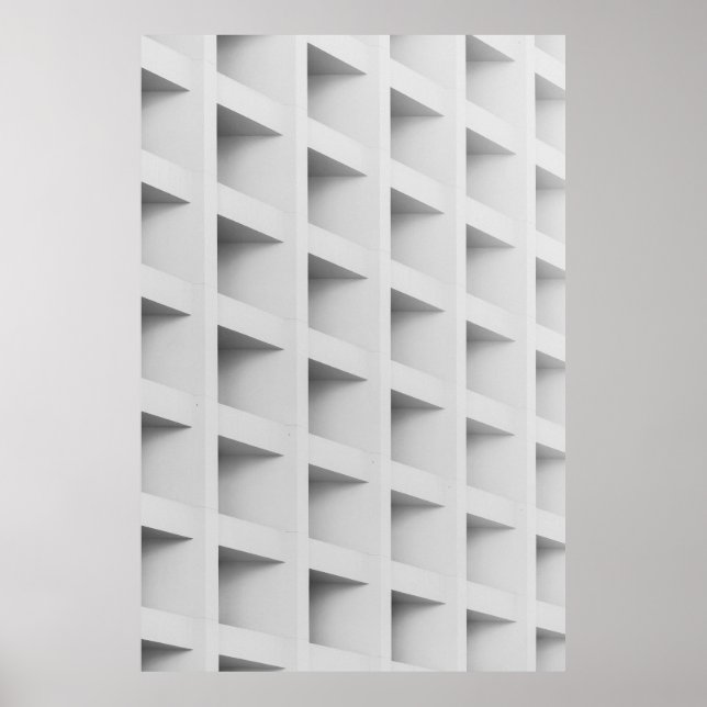 White cubby shelf poster (Front)