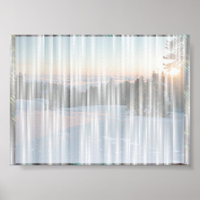 White Curtain #1 Poster (Front)