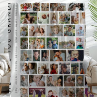 White Custom 54 Photo Collage