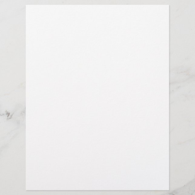 White Custom Letterhead (Front)