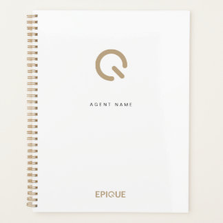 White Customised Epique Day Planner