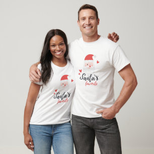 White Cute Christmas Santas favourite T-Shirt