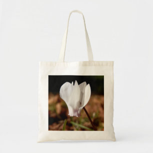 White Cyclamen Budget Tote Bag