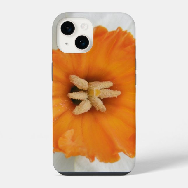 White Daffodil iPhone Case (Back)