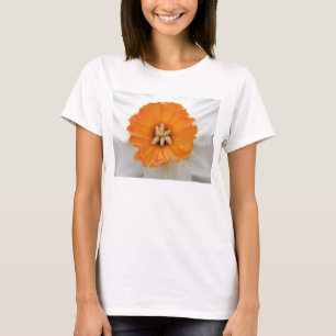 White Daffodil Ladies T Shirt