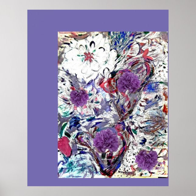 White Dahlia Poster (Front)