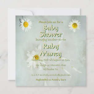 White Daisies Baby Shower