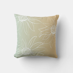 White Daisies Cushion