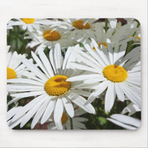 White Daisies Flowers mousepads Christmas gift Mum