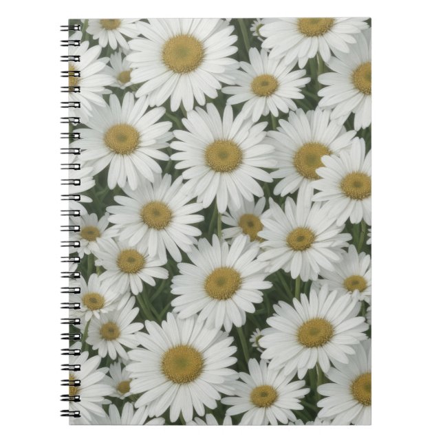 White Daisies Notebook (Front)