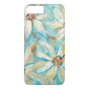White Daisies on Blue iPhone 8 Plus/7 Plus Case