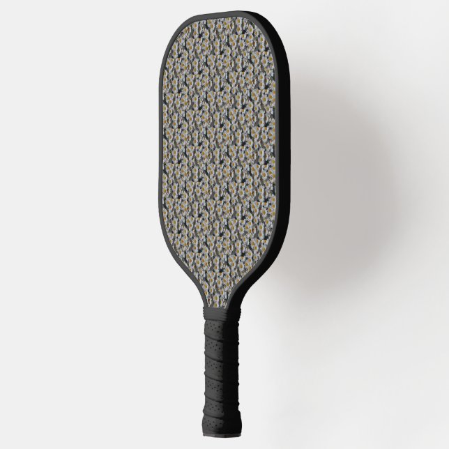 White Daisies  Pickleball Paddle (Left)
