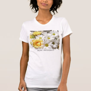 White daisies Yellow Roses T-shirt