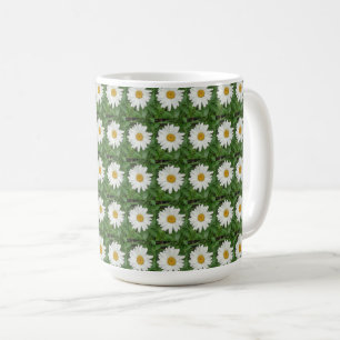 White Daisy  Coffee Mug