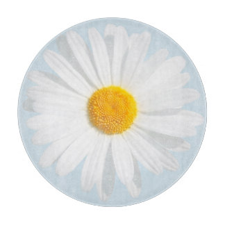 white daisy cutting board