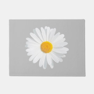 white daisy doormat