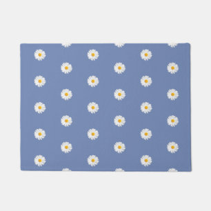 white daisy doormat
