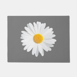 white daisy doormat