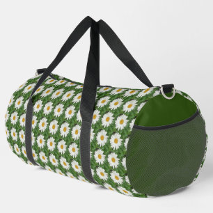 White Daisy Duffle Bag