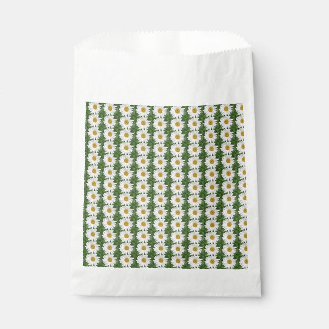 White Daisy Favour Bag (Front)
